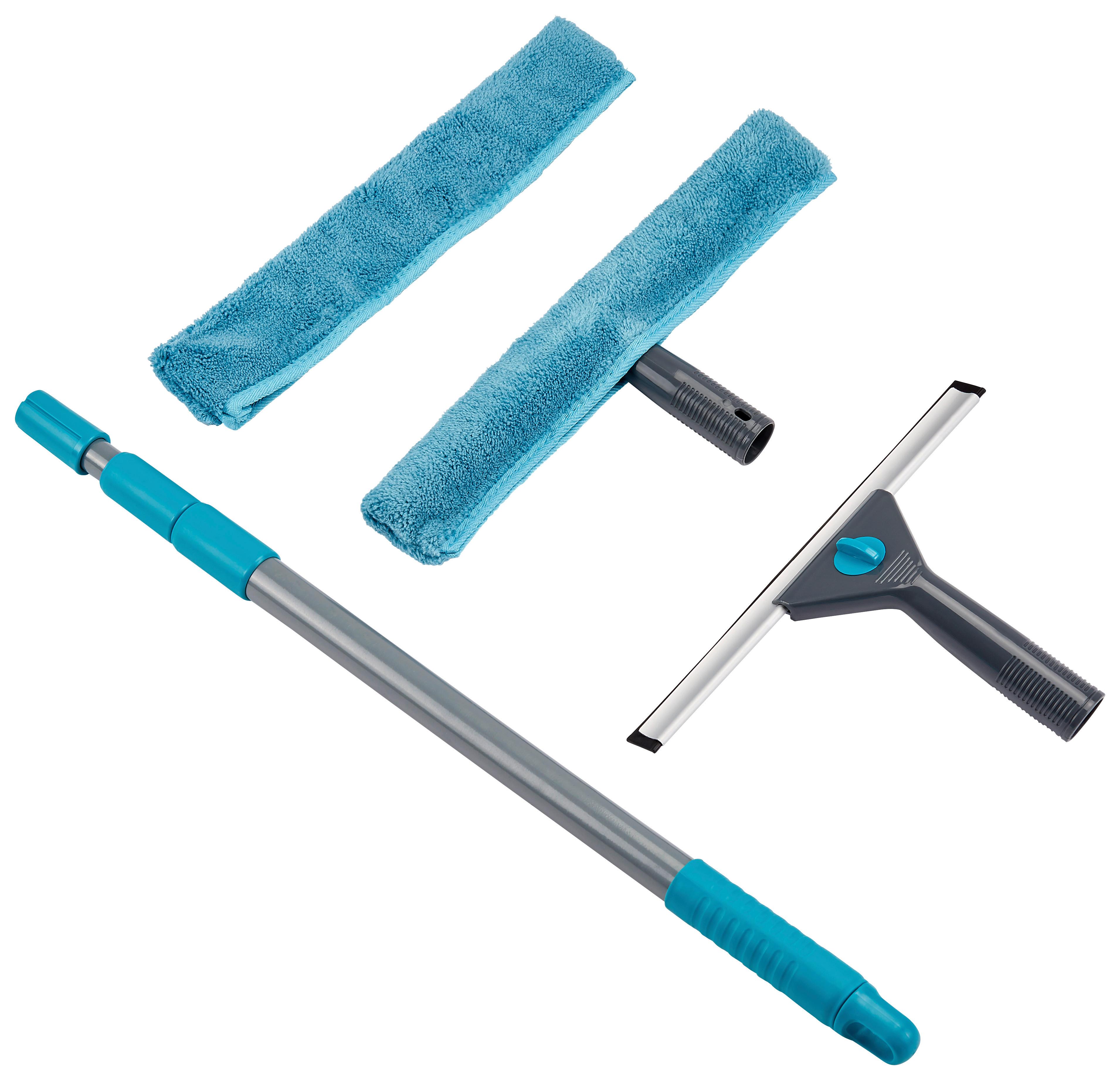 Ablakmosó Fej Balu - szürke, Basics, műanyag/textil (30/127cm) - Homezone