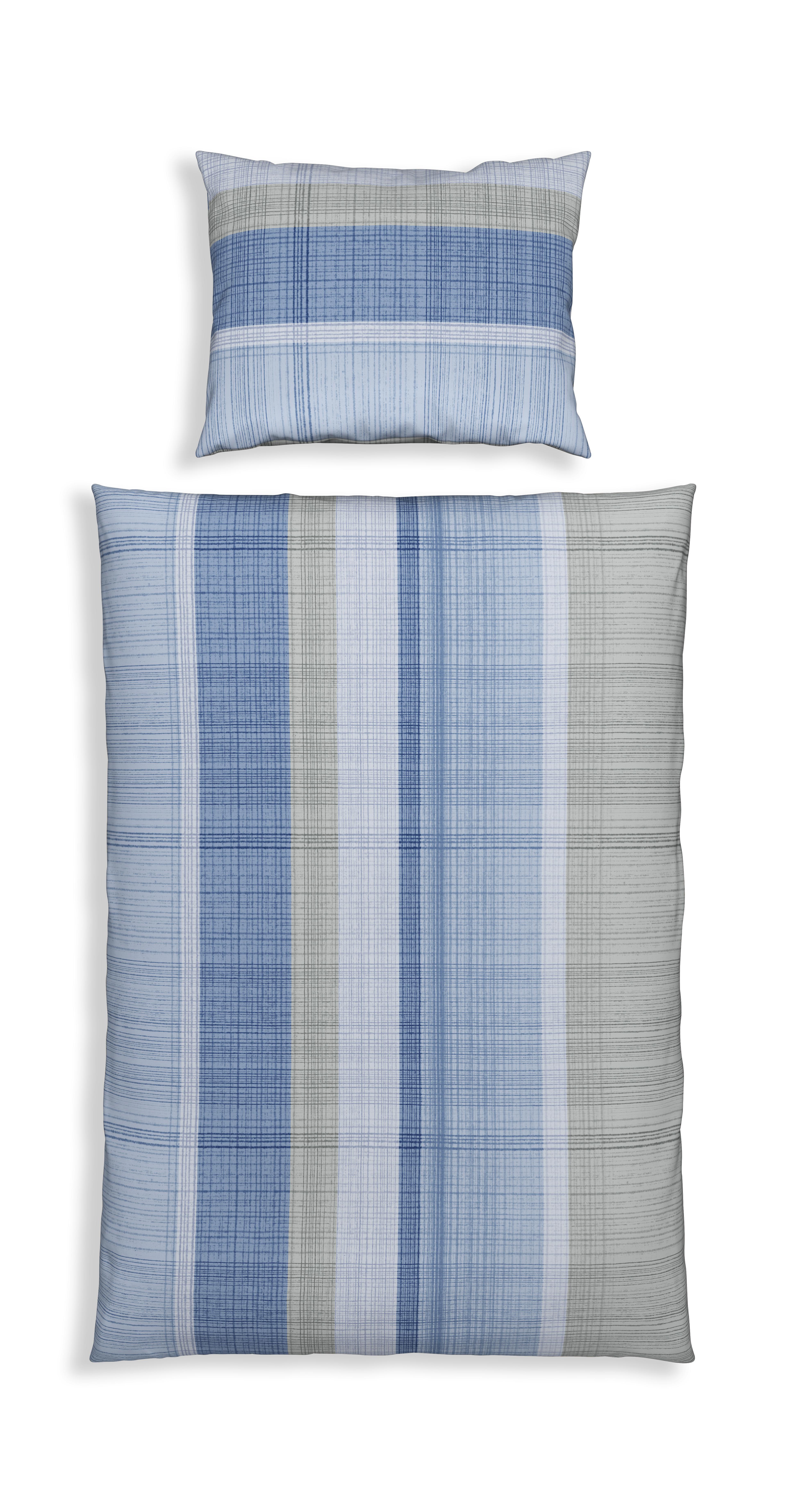 Ágyneműhuzat- Garnitúra Maurita - Kék, modern, Textil - Luca Bessoni