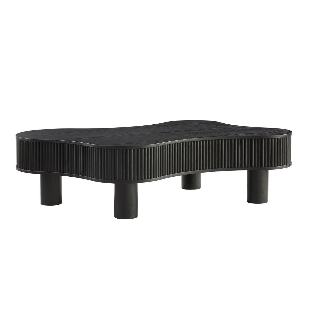 Couchtisch Schwarz B: 77 Cm - Schwarz, MODERN, Holzwerkstoff (116/77/32cm) - Livetastic