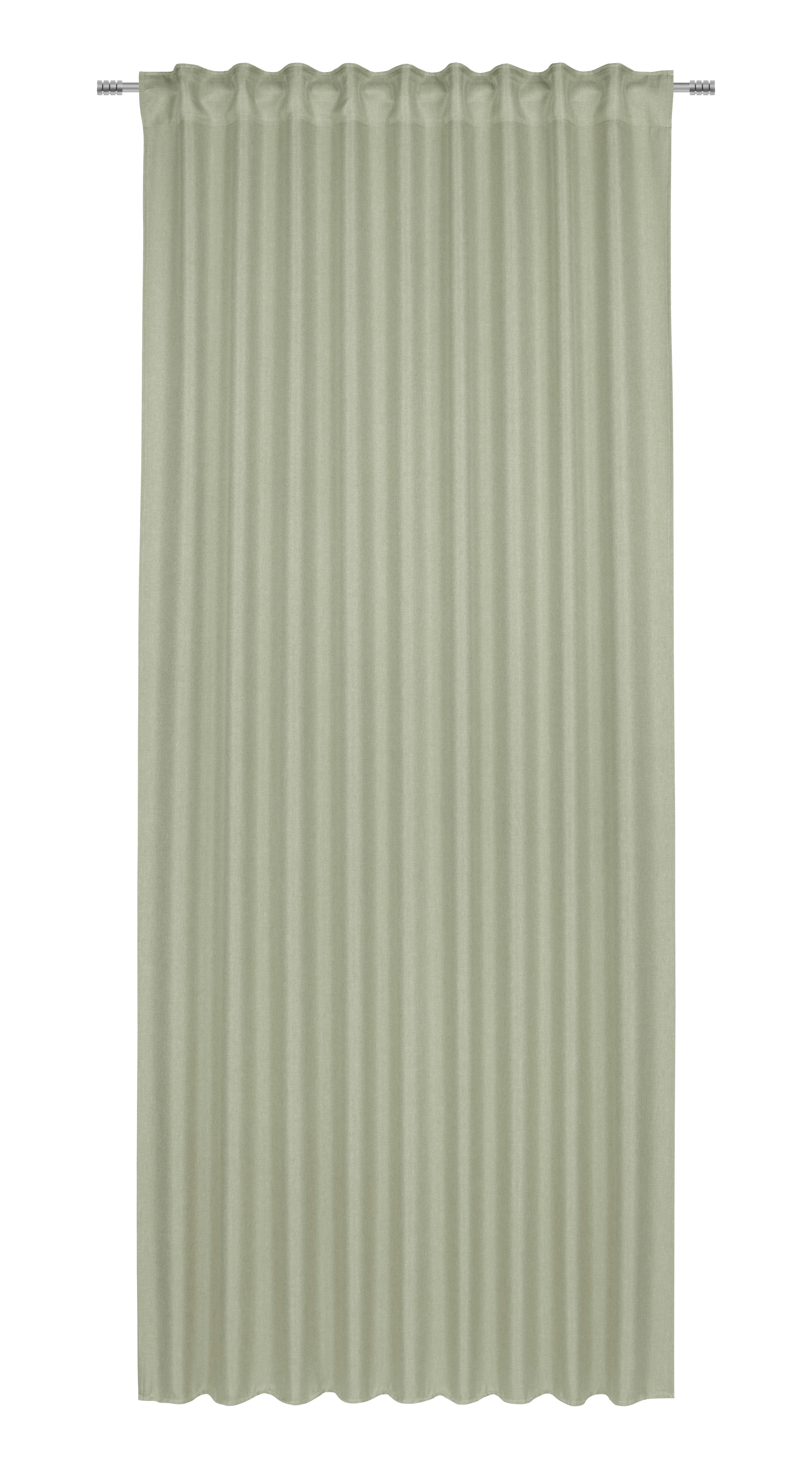 HOTOVÝ ZÁVES Andi ca. 140x245cm, 2 ks/bal. - zelená, Konventionell, textil (140/245cm) - Mömax