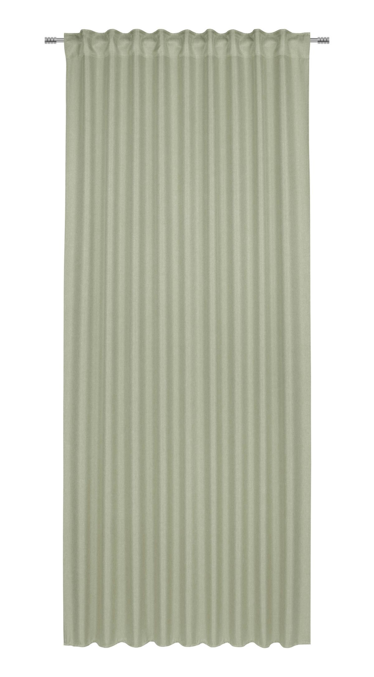 HOTOVÝ ZÁVES Andi ca. 140x245cm, 2 ks/bal. - zelená, Konventionell, textil (140/245cm) - Mömax
