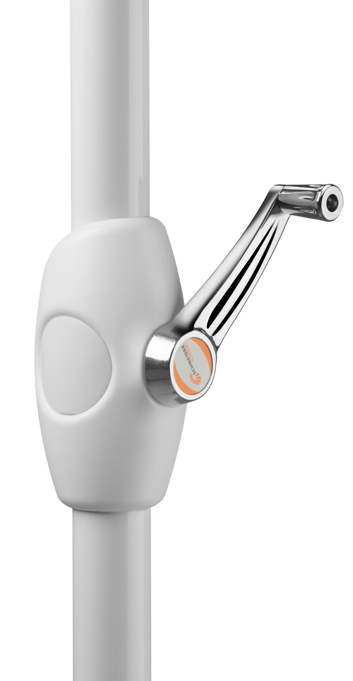 Sonnenschirm Oslo Natur Bht: 200x250x300 Cm Naturfarben - Naturfarben/Weiß, Basics, Textil/Metall (200/250/300cm) - Schneider