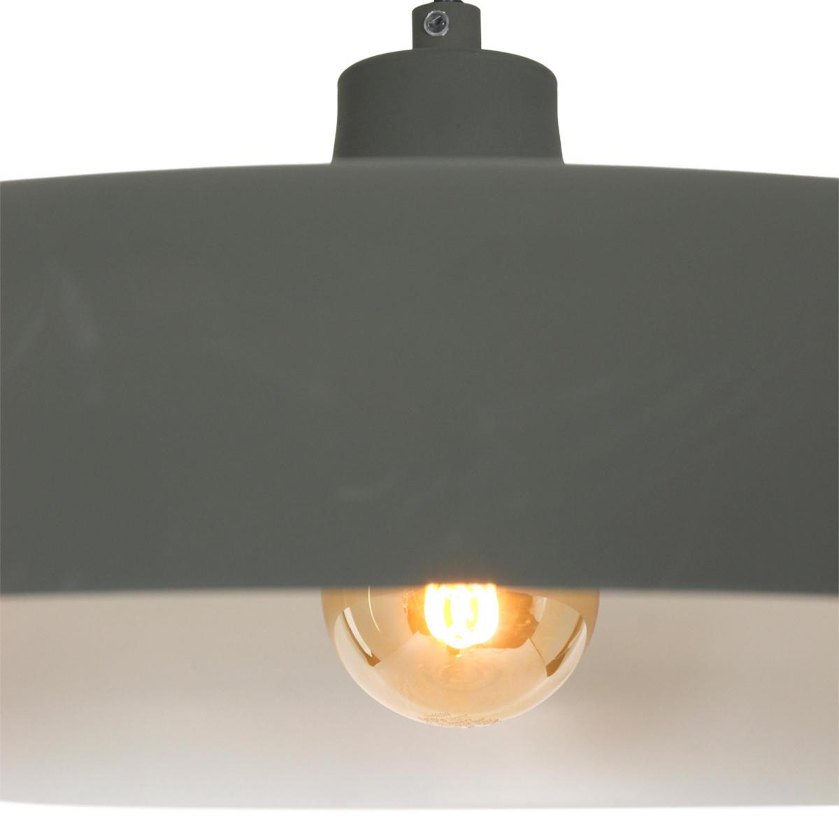 Pendelleuchte Krisip - Grau, Trend, Metall (50/20-170/50cm)