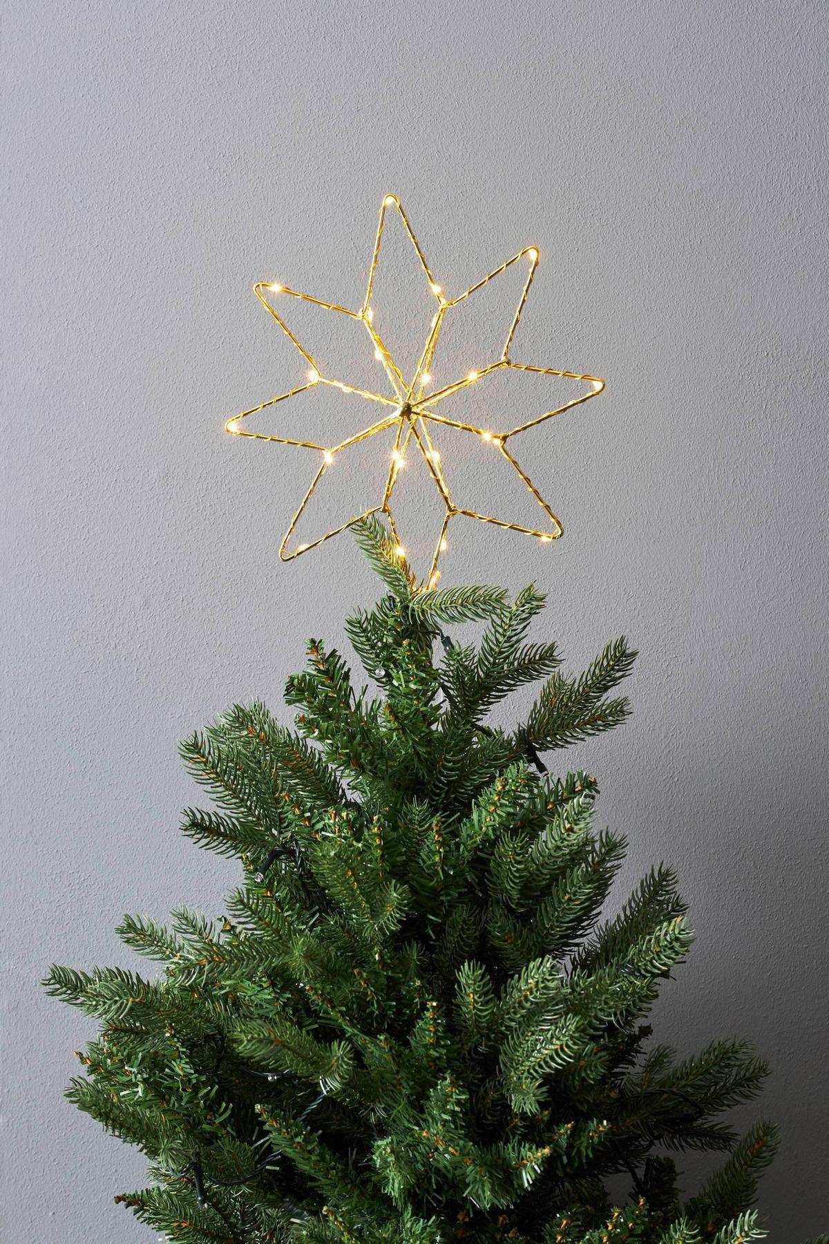 LED-Dekoleuchte 410092 Tops - Transparent/Goldfarben, Basics, Kunststoff/Metall (23/6/30cm) - Eglo