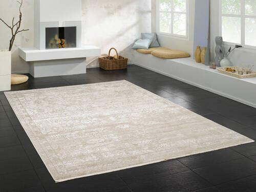Webteppich Colore - Beige, LIFESTYLE, Textil (67/130cm) - Dieter Knoll