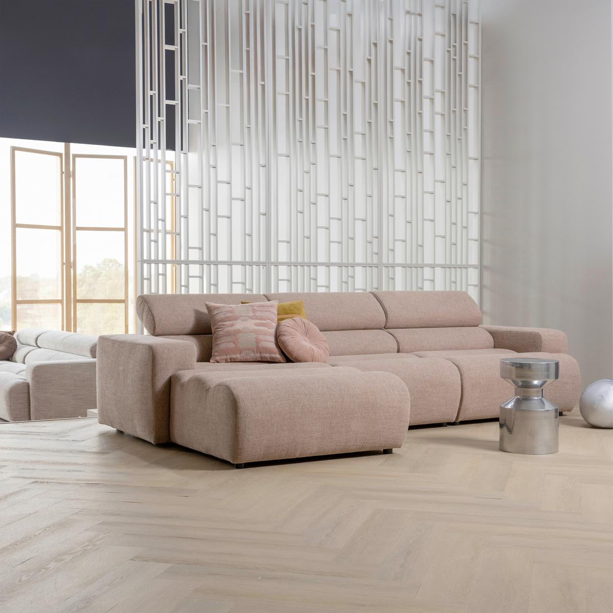 Sofaelement Novi Taupe B: 113cm - Taupe, Design, Textil (113/86/109cm) - Livetastic