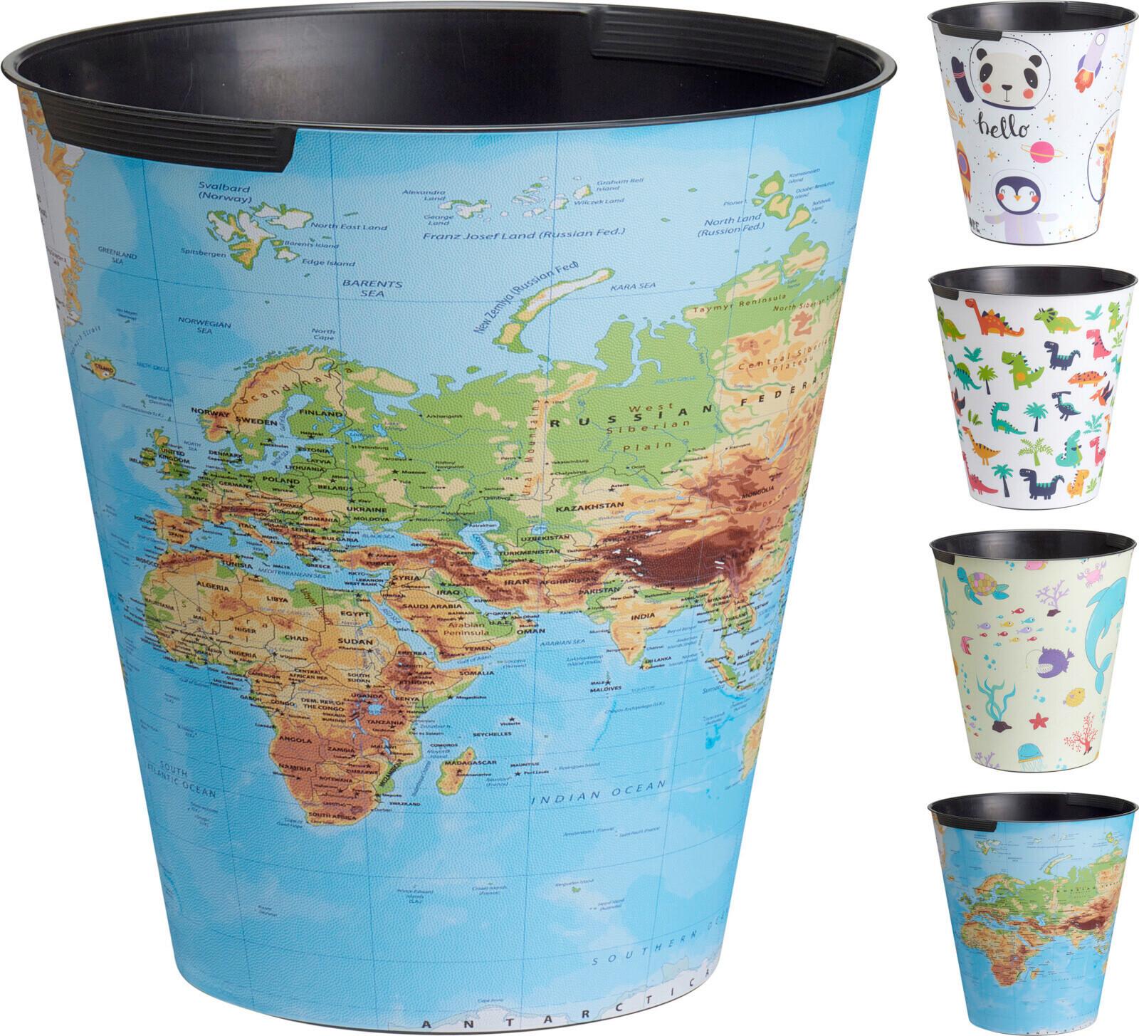 Szemetes Vödör 056000110 - többszínű, Basics, műanyag