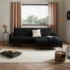 Ecksofa Mit Schlaffunktion & Bettkasten Bergamo Schwarz - Schwarz, MODERN, Textil (238/162cm) - Ondega