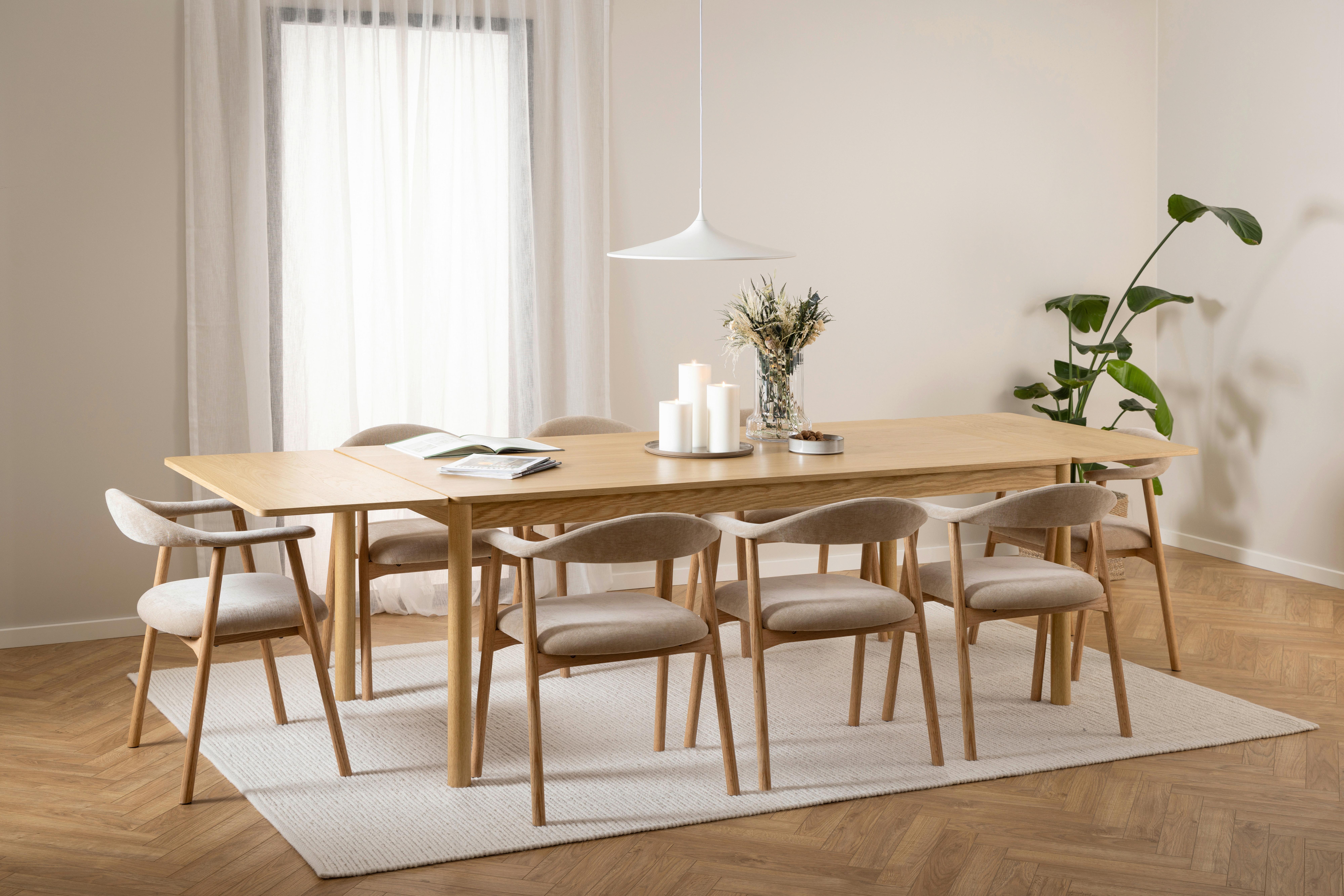 Ansteckplattenset Atlantic Eichefarben Dekor - Eichefarben, Design, Holz (200/100/75cm) - MID.YOU