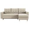 Ecksofa Asti Creme S: 232x141 cm - Creme, Design, Textil (232/141cm) - MID.YOU
