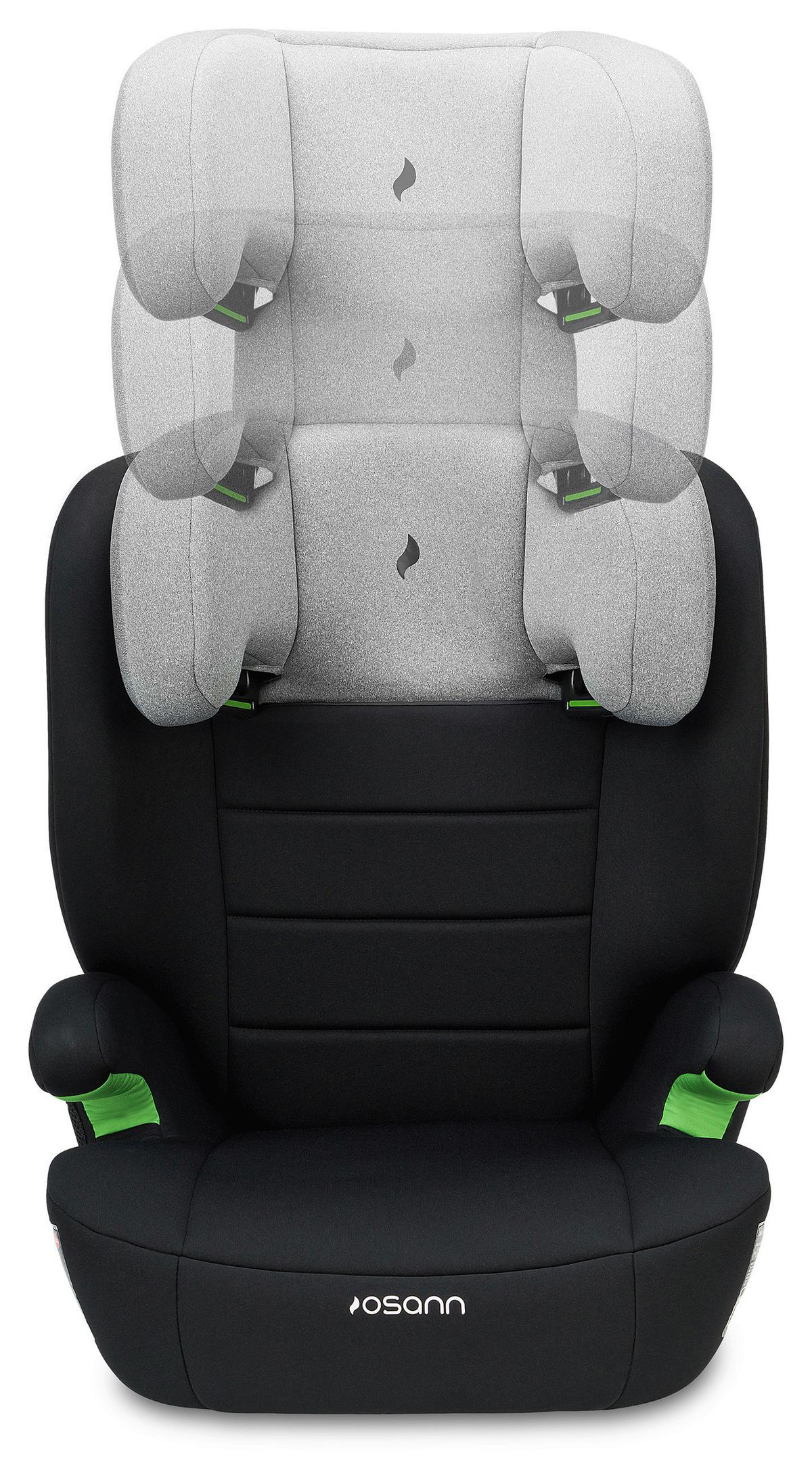 Kinderautositz Musca Isofix - Hellgrau/Schwarz, Basics, Kunststoff/Textil (44/55/43cm) - Osann