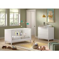 KINDERZIMMER Eva Weiß 2-teilig - Weiß, MODERN, Holz/Holzwerkstoff - Vipack