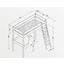 Hochbett Renate 90x200 cm Buche - Naturfarben, Design, Holz (90/200cm) Hochbett Renate 90x200 cm Buche - Naturfarben, Design, Holz (90/200cm)