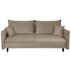Schlafsofa Melody - Beige/Schwarz, Design, Textil (216/96/102cm) - MID.YOU