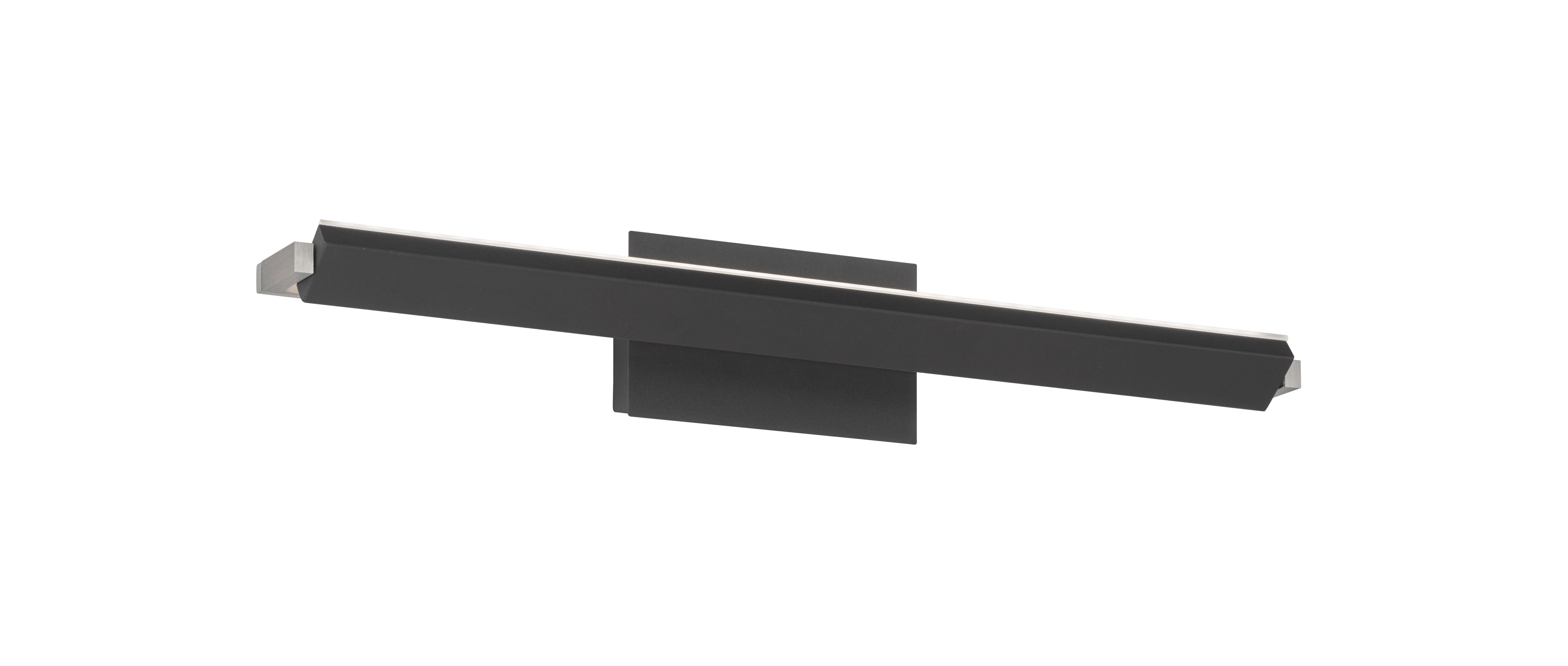 LED-Wandleuchte 30278 Pare - Schwarz/Weiß, Design, Kunststoff/Metall (10/40/11cm) - Fischer & Honsel