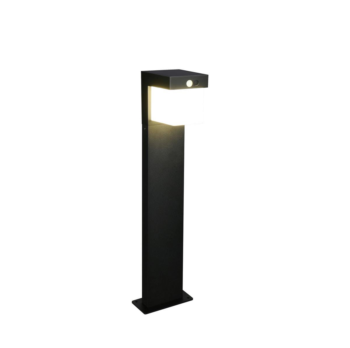 Wegeleuchte Colombo Schwarz Weiß L: 14 Cm - Schwarz/Weiß, Design, Kunststoff/Metall (14/15,5/50cm)