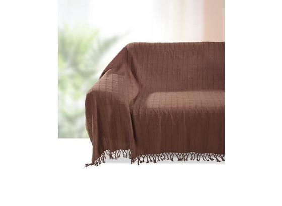 Überwurf Irina 140x210 cm - Braun, KONVENTIONELL, Textil (140/210cm) - Ombra Überwurf Irina 140x210 cm - Braun, KONVENTIONELL, Textil (140/210cm) - Ombra