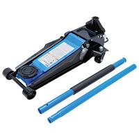Rangier-Wagenheber Hydraulisch 2,5 T Blau/Schwarz B: 64,8 cm - Blau/Schwarz, Basics (64,8/124,7/34,4cm)