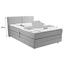 Boxspringbett Tina 140x200 Schwarz - Schwarz, KONVENTIONELL, Textil (140/200cm) Boxspringbett Tina 140x200 Schwarz - Schwarz, KONVENTIONELL, Textil (140/200cm)