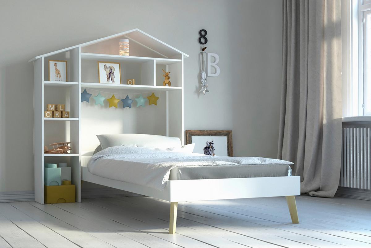 ÜBERBAUREGAL Weiß B: 148cm - Weiß, Design, Holz/Holzwerkstoff (148/155/31cm) - Livetastic