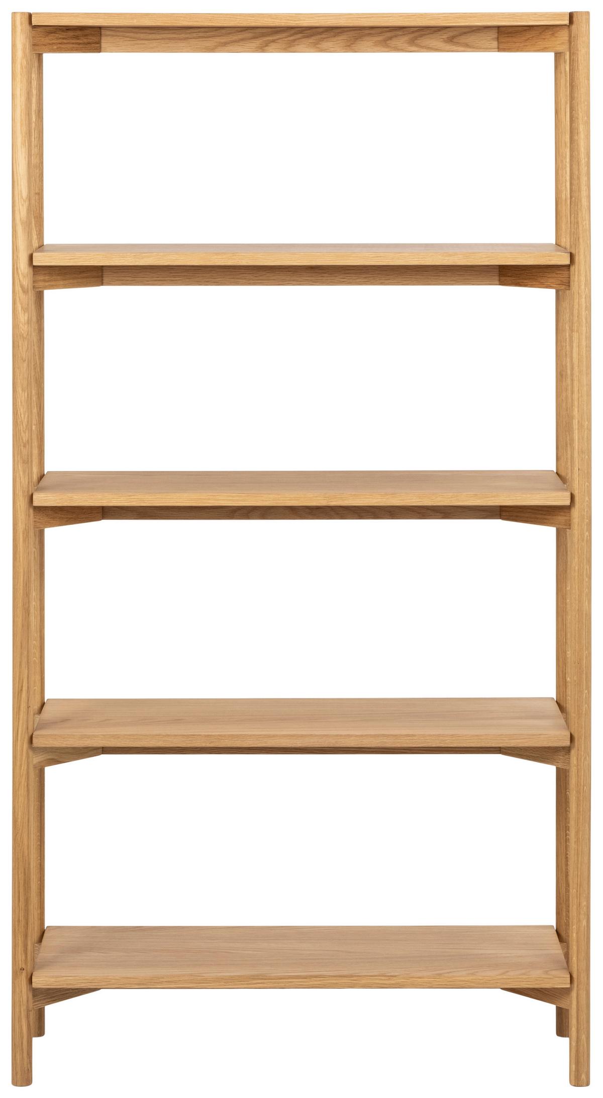 Regál BRAIDWOOD farby dubu - farba duba, Trend, drevo (86/160/30cm) - MID.YOU