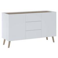 ŠIROKÁ KOMODA SKANDI - Konvenční, dřevo/kompozitní dřevo (119,7/71,8/41,7cm)