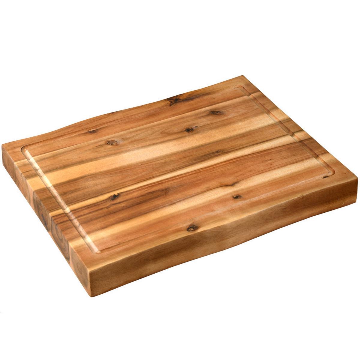 Servierbrett Akazie, Bxhxt: 48x7x36,5 Cm - Akaziefarben, Basics, Holz (48/7/36,5cm) - Kesper