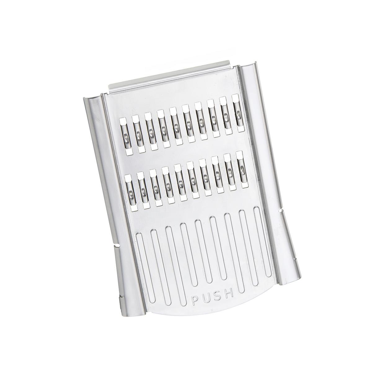 Reib-einsatz Nicer Dicer Speed Grob/fein Edelstahl 3er-Set - Silberfarben, Basics, Metall - Genius