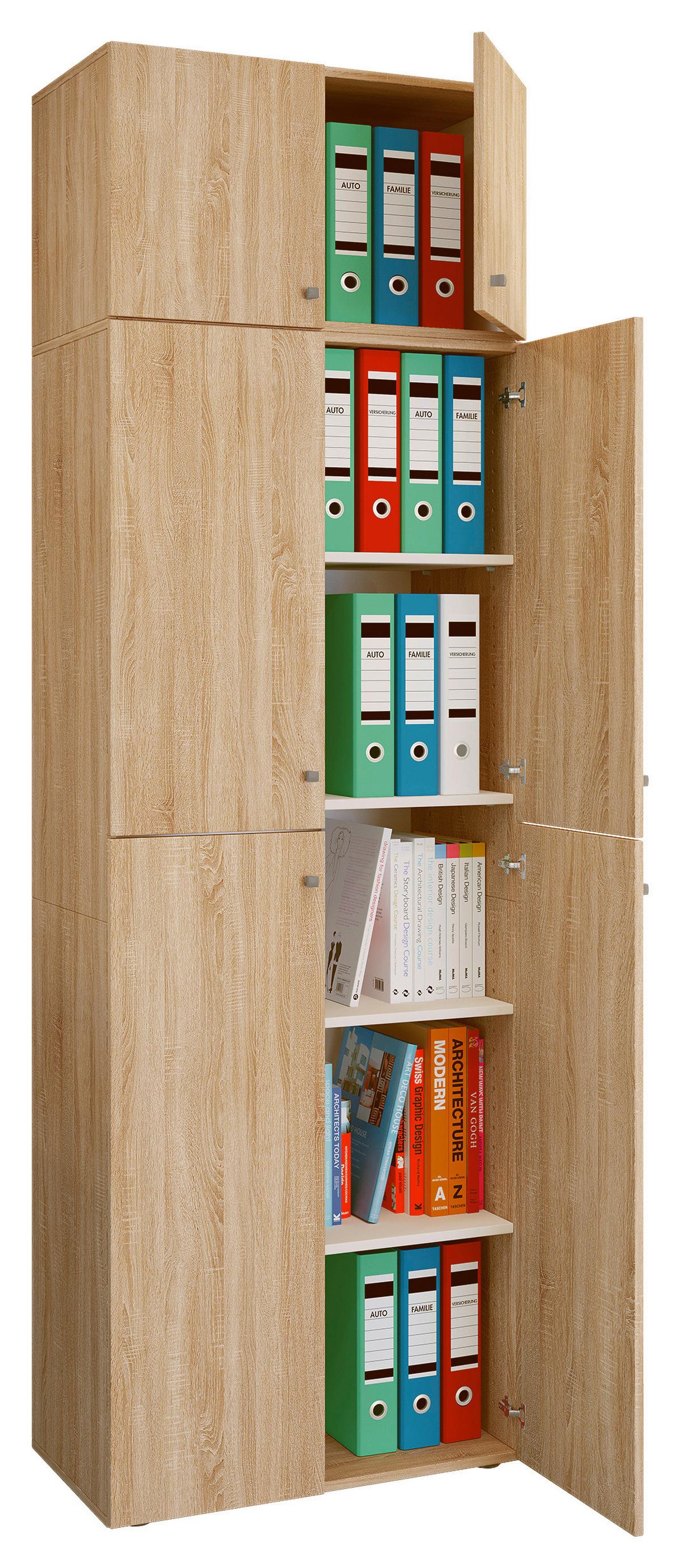 Aktenschrank Lona Sonoma Eiche B: 70 Cm - Sonoma Eiche, MODERN, Holzwerkstoff (70/223/39cm) - MID.YOU