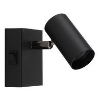 LED-Strahler 3000k, 6w - Schwarzchrom/Schwarz, Design, Metall (11/9/7cm) - Globo