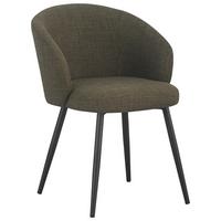 STOLIČKA NALA - čierna/zelená, Lifestyle, kov/textil (57/76/60cm) - Mömax