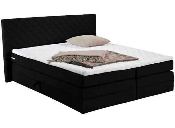Boxspringbett Allegra 160x200 Schwarz - Schwarz, KONVENTIONELL, Holz/Holzwerkstoff (160/200cm) Boxspringbett Allegra 160x200 Schwarz - Schwarz, KONVENTIONELL, Holz/Holzwerkstoff (160/200cm)