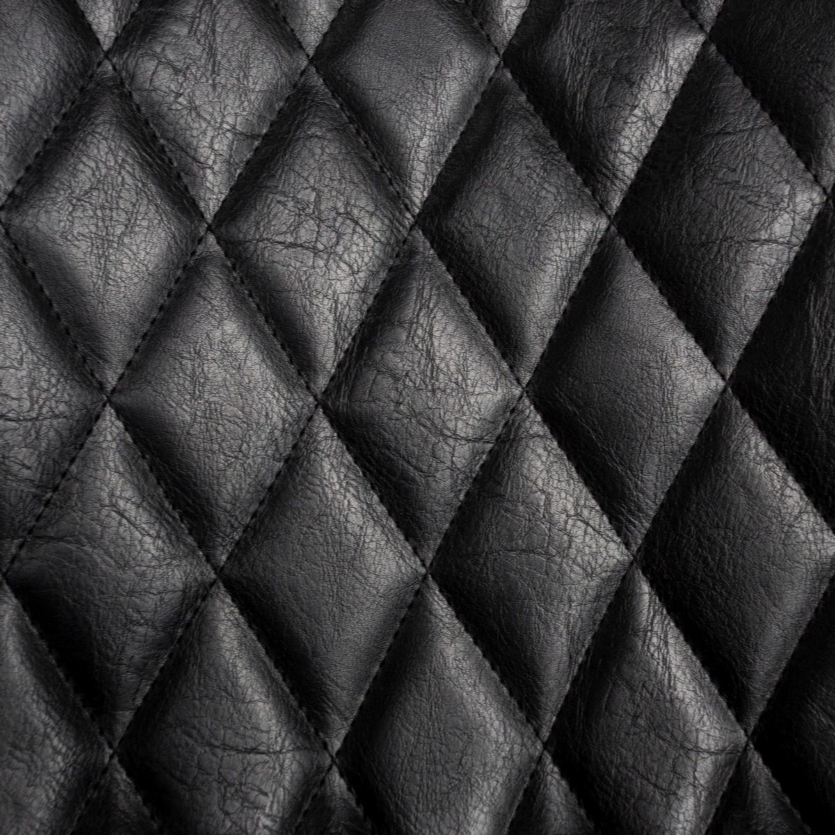 Barhocker-set Bowie Schwarz B: 50 Cm - Schwarz, KONVENTIONELL, Textil/Metall (50/102/55cm) - MID.YOU