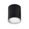 Aufbauleuchte Fallon Long Schwarz D: 10 cm - Schwarz, Basics, Metall (10/12cm) - Nordlux