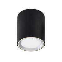 Aufbauleuchte Fallon Long Schwarz D: 10 cm - Schwarz, Basics, Metall (10/12cm) - Nordlux