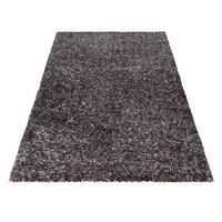 Hochflor Teppich Taupe Enjoy 160x230 cm - Taupe, KONVENTIONELL, Textil (160/230cm)