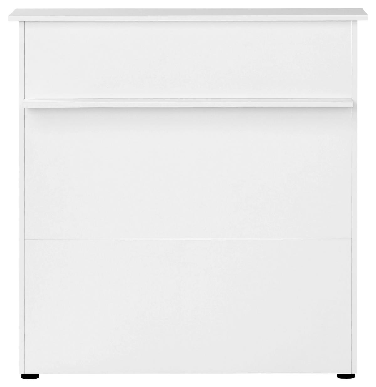 Bartisch Serie 400 - Weiß, MODERN, Holzwerkstoff (44/107/111cm) - MID.YOU