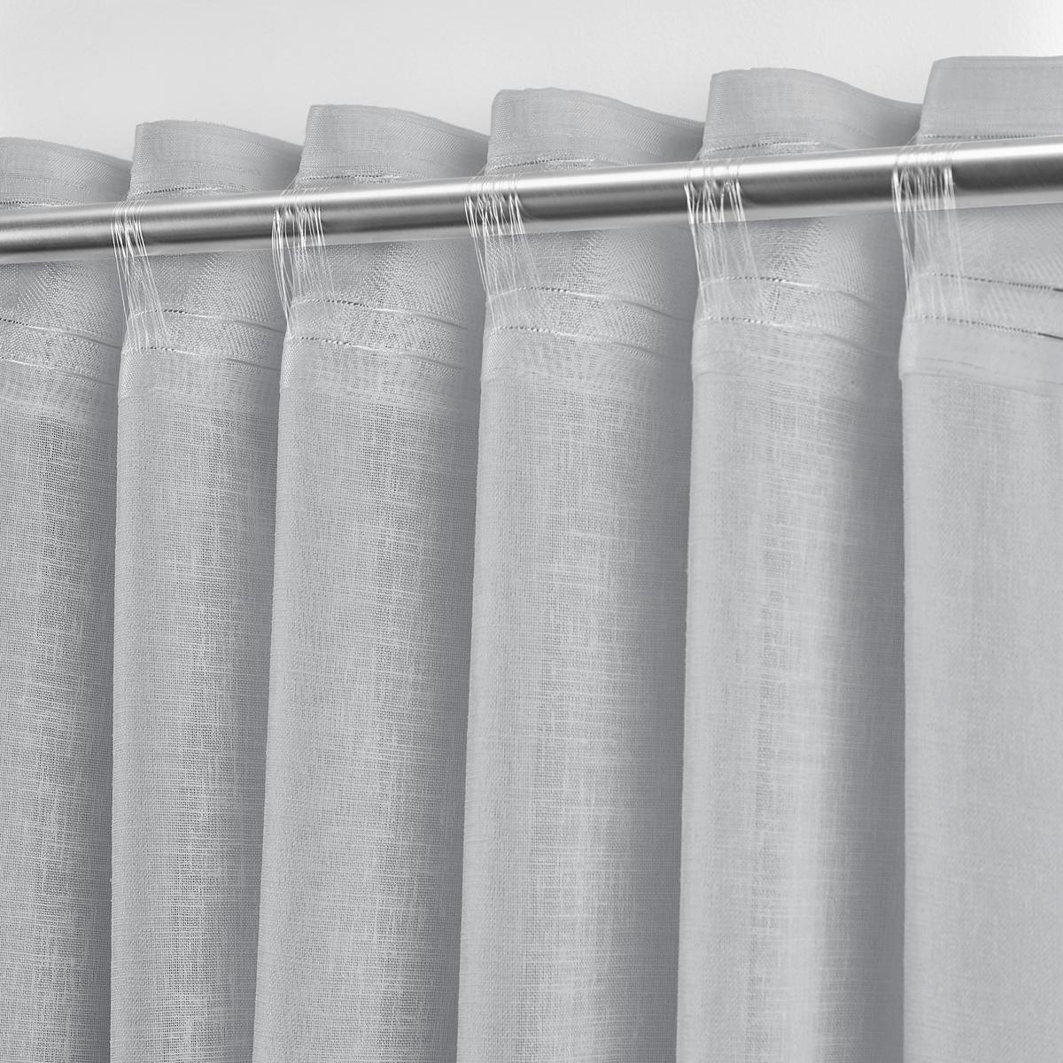 HOTOVÝ ZÁVĚS Sigrid, 140/245cm - šedá, Romantický / Rustikální, textil (140/245cm) - Premium Living