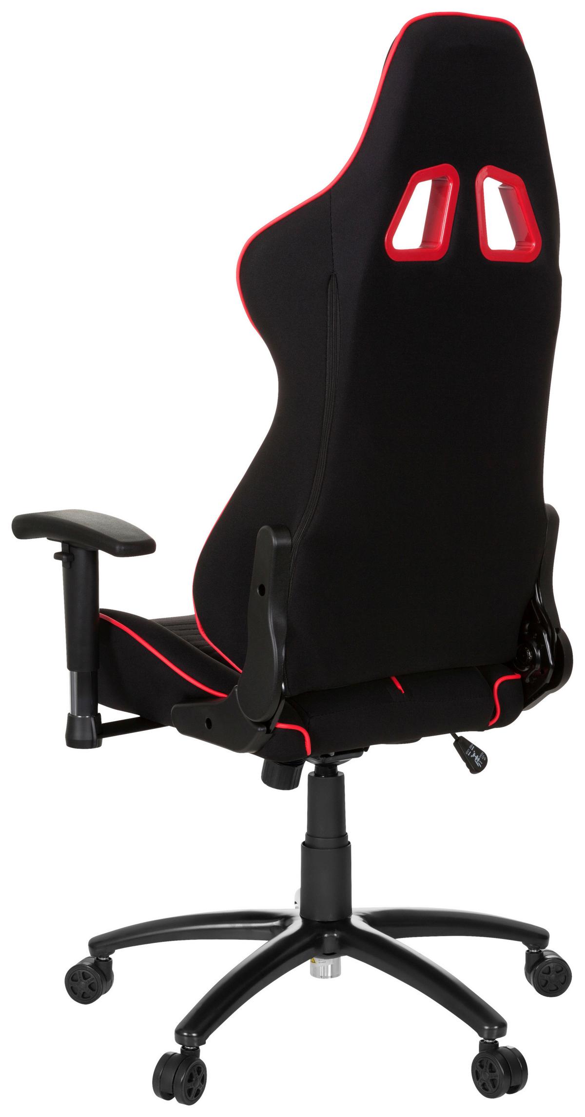 Gamingstuhl League Pro I Rot/schwarz - Rot/Schwarz, MODERN, Kunststoff/Textil (72/138/63cm) - MID.YOU