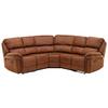 Ecksofa Saranda - Schwarz/Braun, Design, Textil (169/169cm) - Livetastic