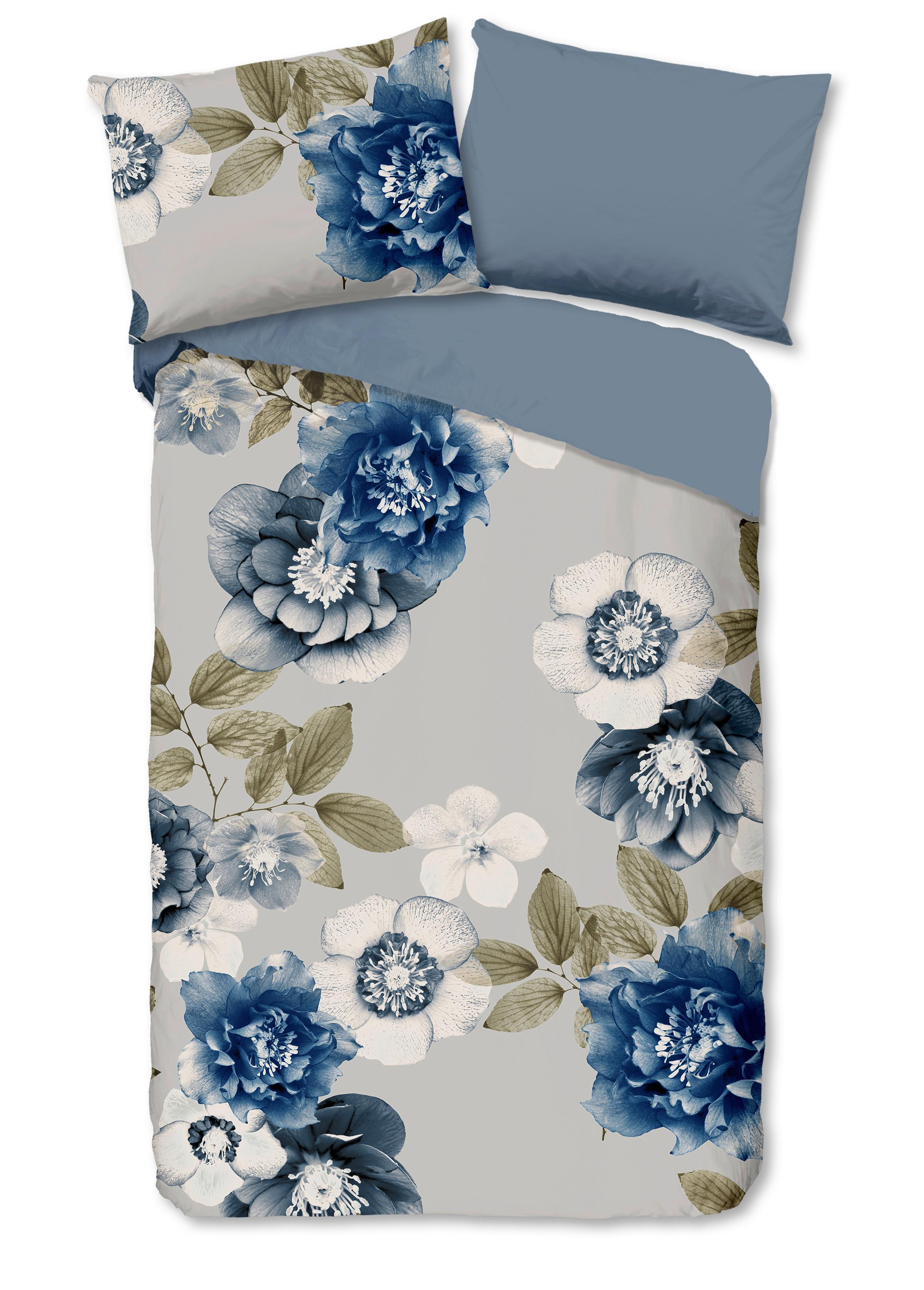 BETTWÄSCHE GABIN - Blau/Multicolor, Design, Textil (140/200cm)