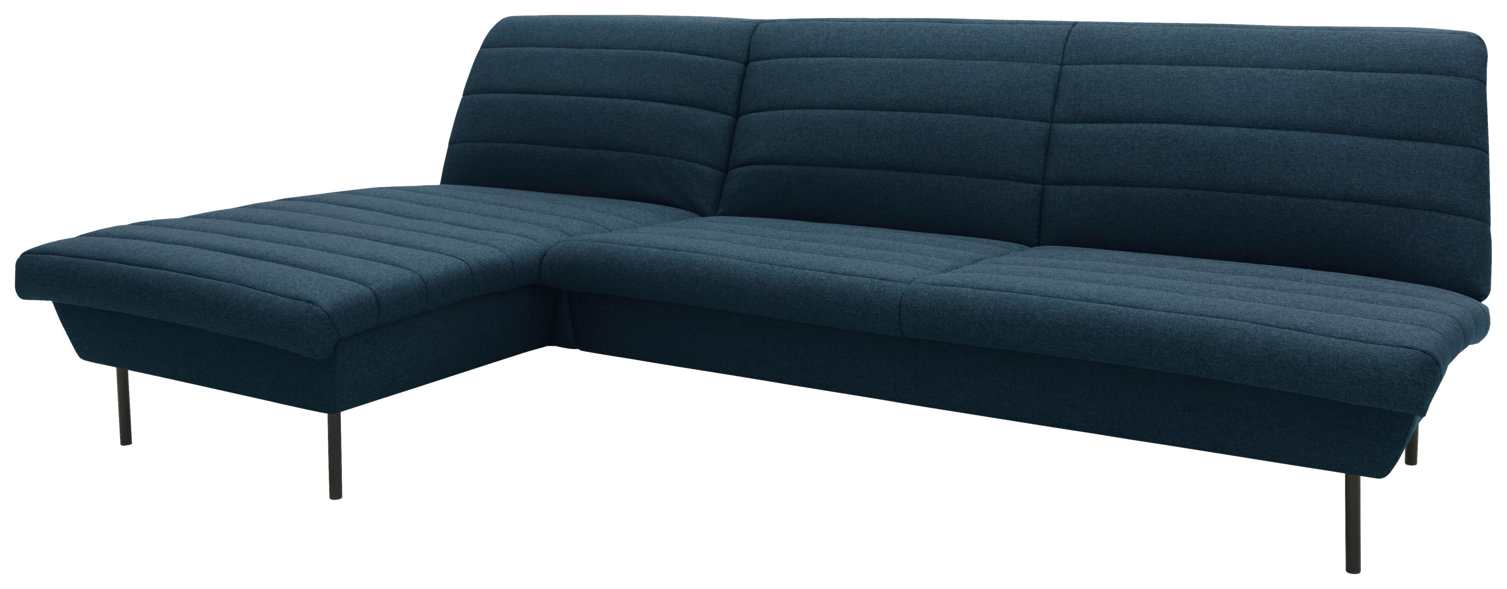 Ecksofa Looks Ix Dunkelblau - Schwarz/Dunkelblau, Design, Textil (168/274cm) - LOOKS by W.Joop