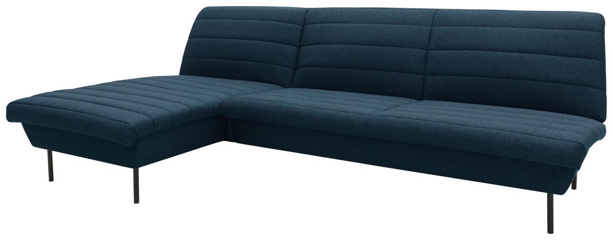 Ecksofa Looks Ix Dunkelblau - Schwarz/Dunkelblau, Design, Textil (168/274cm) - LOOKS by W.Joop