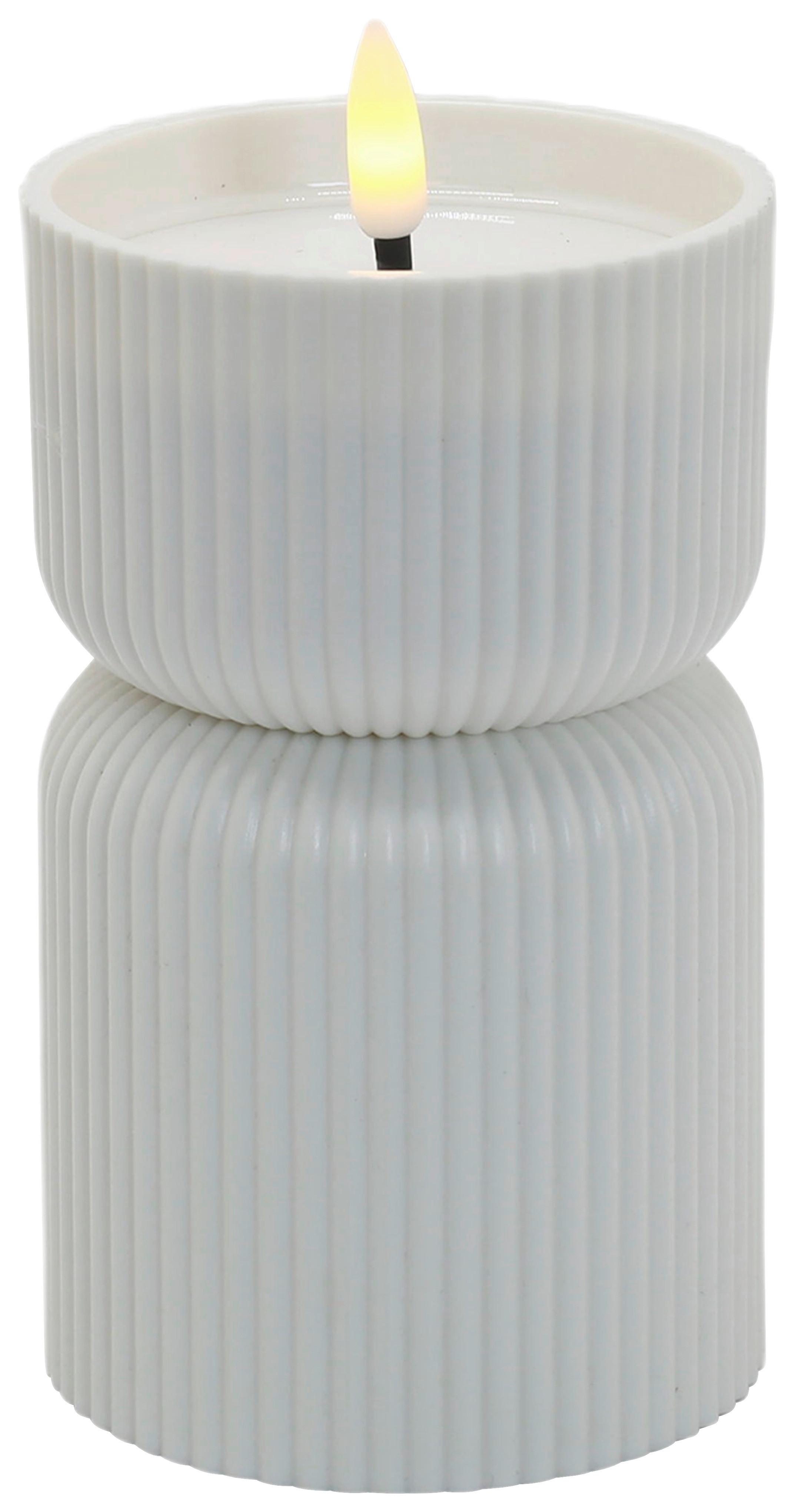 LED svíčka LIORIS, 13 CM - bílá, plast (8/13cm) - Mömax