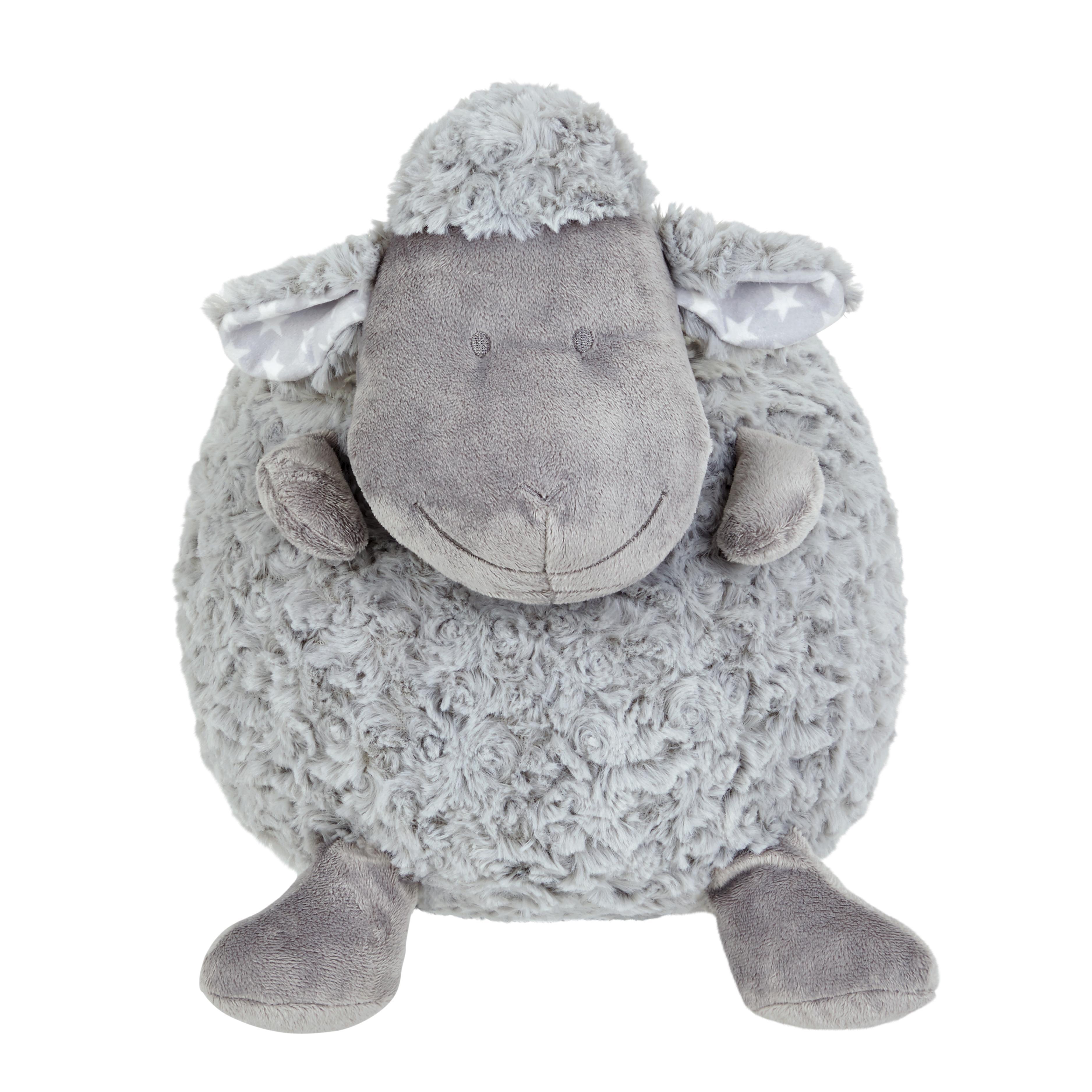 Plüss Állat Emma - Szürke, modern, Textil (35cm) - Luca Bessoni