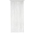 Fadenvorhang + Stangendurchzug Marietta 90x245 cm Weiß - Weiß, KONVENTIONELL, Textil (90/245cm) - Ondega
