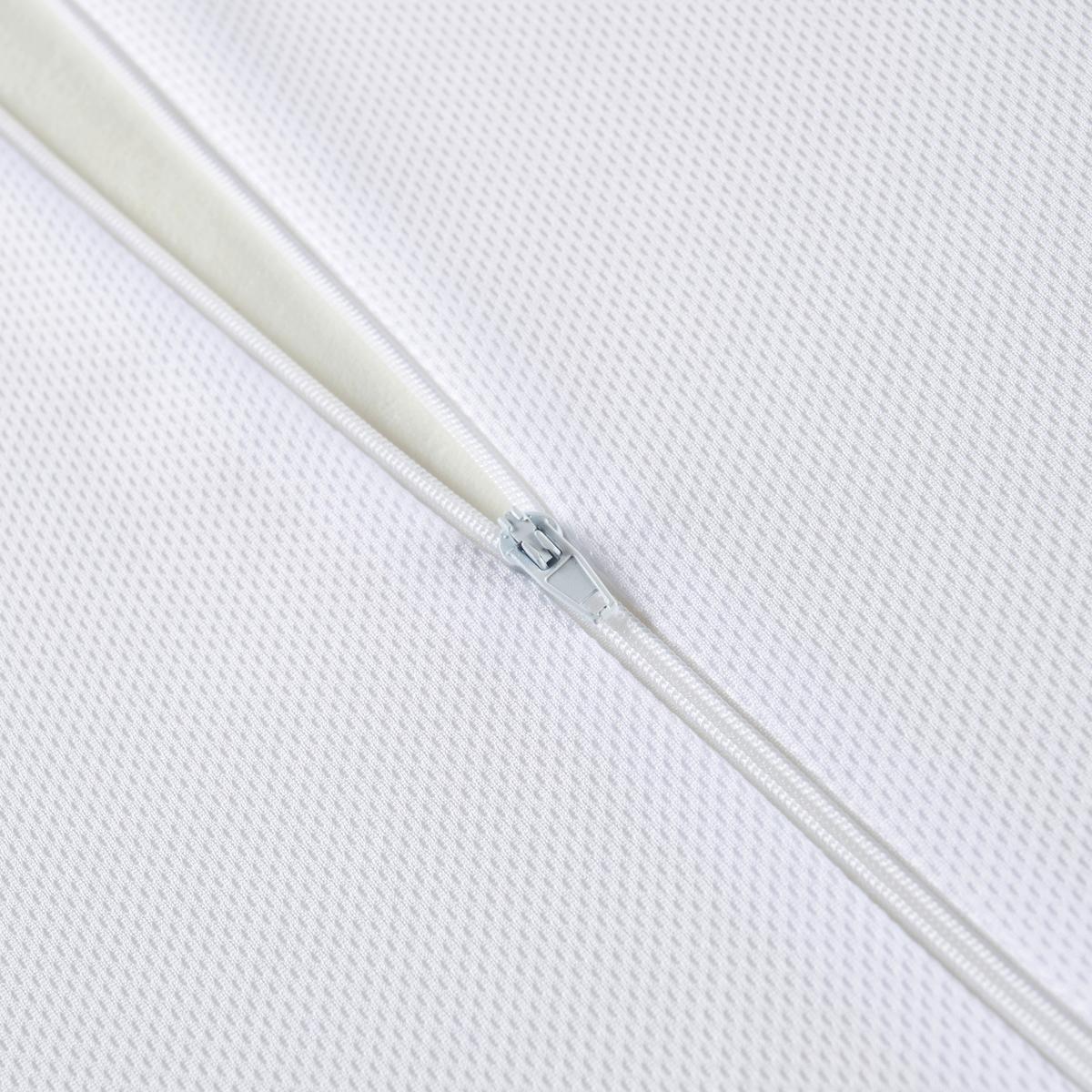ANATOMICKÝ POLŠTÁŘ GERRY - bílá/modrá, textil (40/60/7cm) - Premium Living