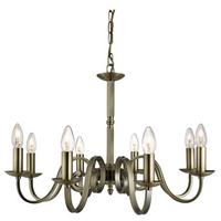 Kronleuchter 1508-8ab Richmond - Messingfarben, Design, Metall (65/94cm)
