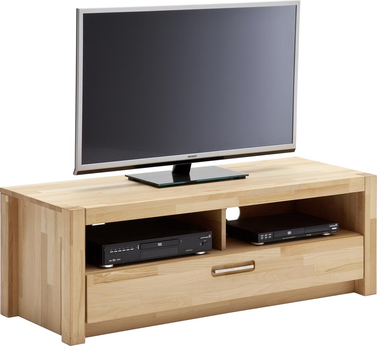 Tv-element Buchefarben, B: 125 Cm - Buchefarben, Design, Holz (125/43/46cm) - MID.YOU
