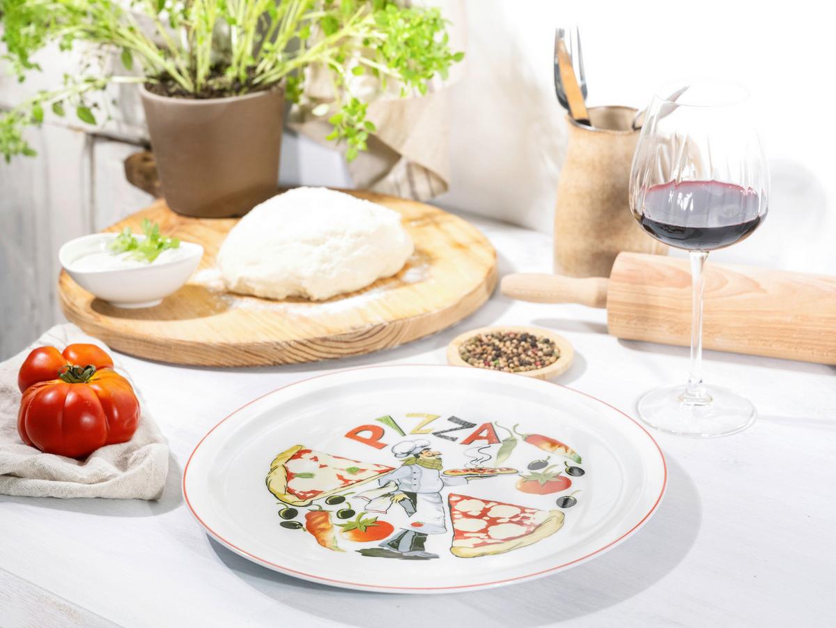 Pizzateller Milano Luigi Keramik, Multicolor - Multicolor, Basics, Keramik (30cm) - Creatable